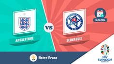 Pronostic angleterre slovaquie