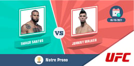 Pronostic thiago santos johnny walker